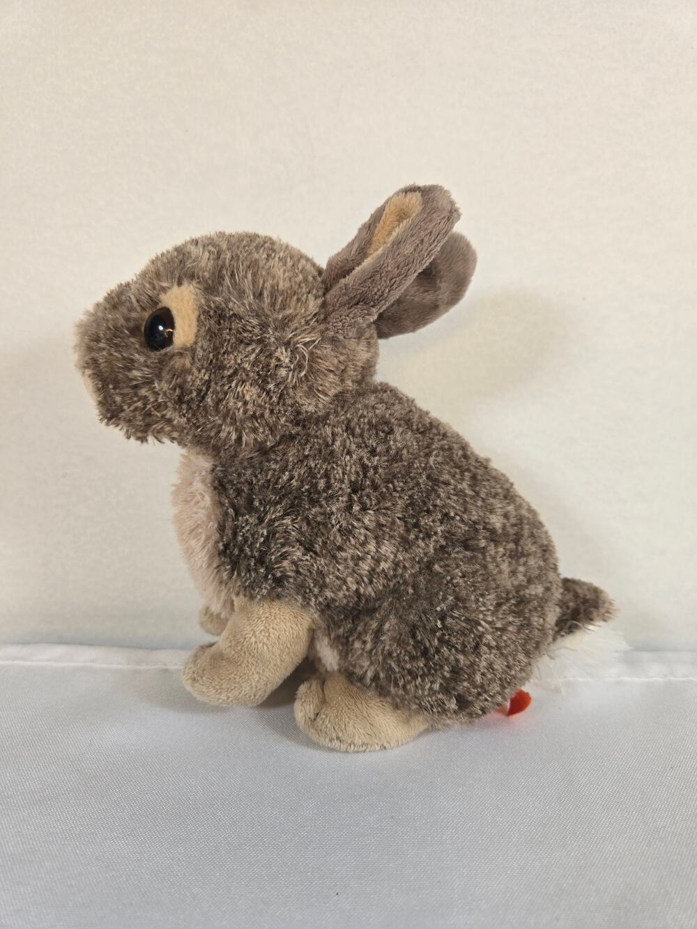 Wild Republic 8 Inch Brown And Gray Bunny Rabbit Plush Stuffed Animal